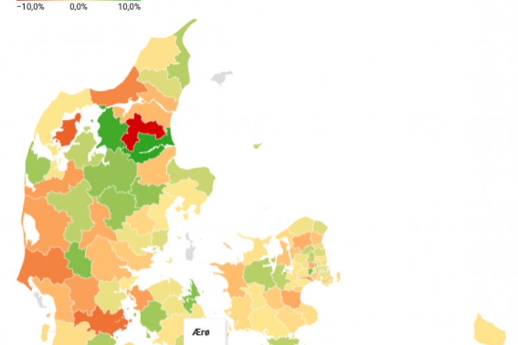 Ærø har Danmarks højeste prisstigning på boliger: 23 %