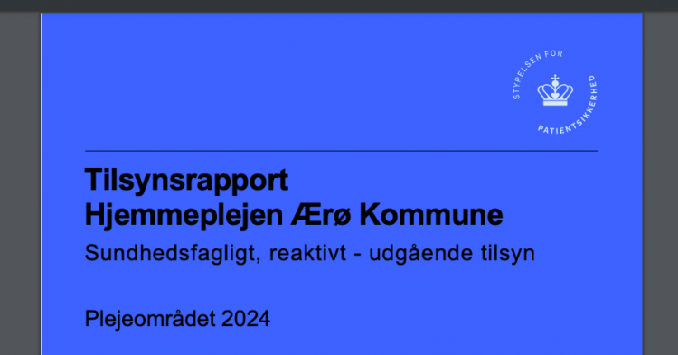 Her er den voldsomme rapport om Ærøs hjemmepleje