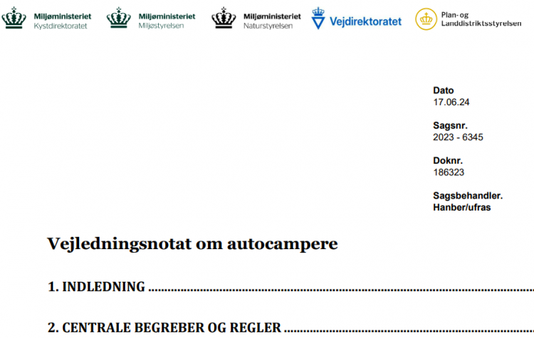 Autocampere på Ærø - her er de nye regler