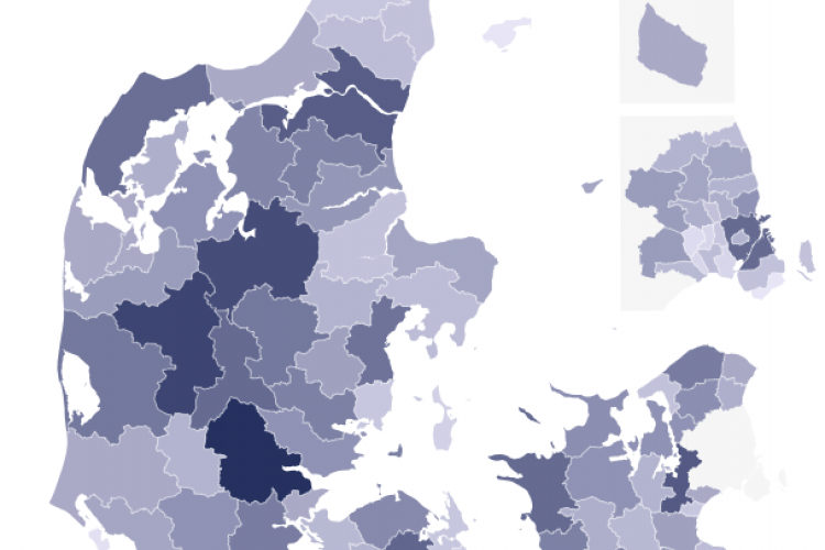 Flere skybrud i Danmark - men få på Ærø